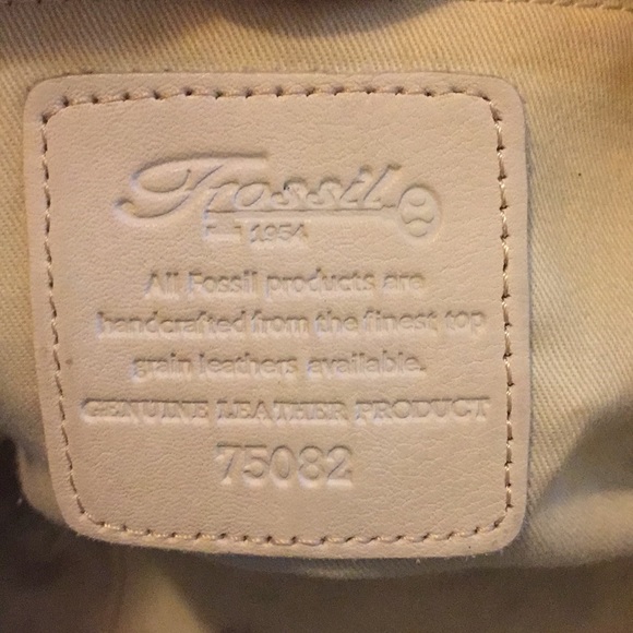 Fossil white leather handbag - Picture 3 of 3